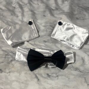 Elegant Black and White cosplay costume